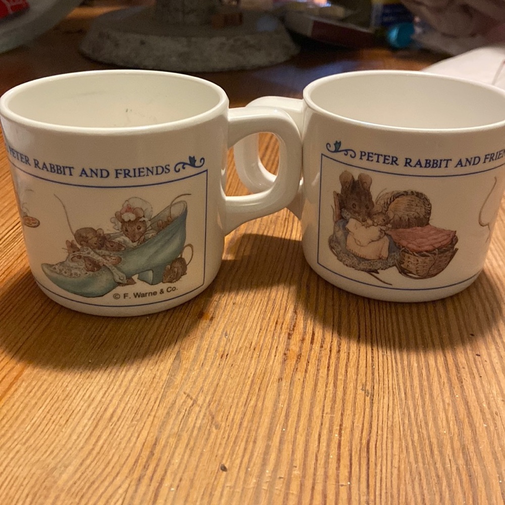 Beatrix Potter Sippy Cups Peter Rabbit and Friends